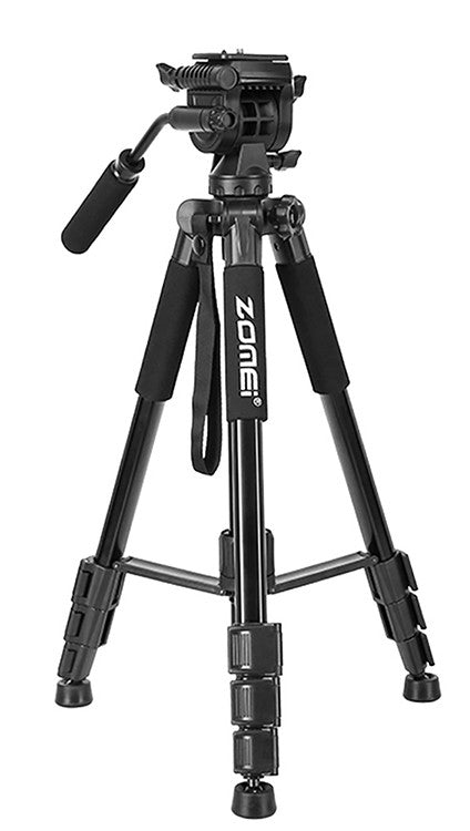Q310 Alüminyum Alaşımlı Profesyonel Tripod&monpod-10 kg Taşıma Kapasitesi-Kumanda ve Telefon Tutucu