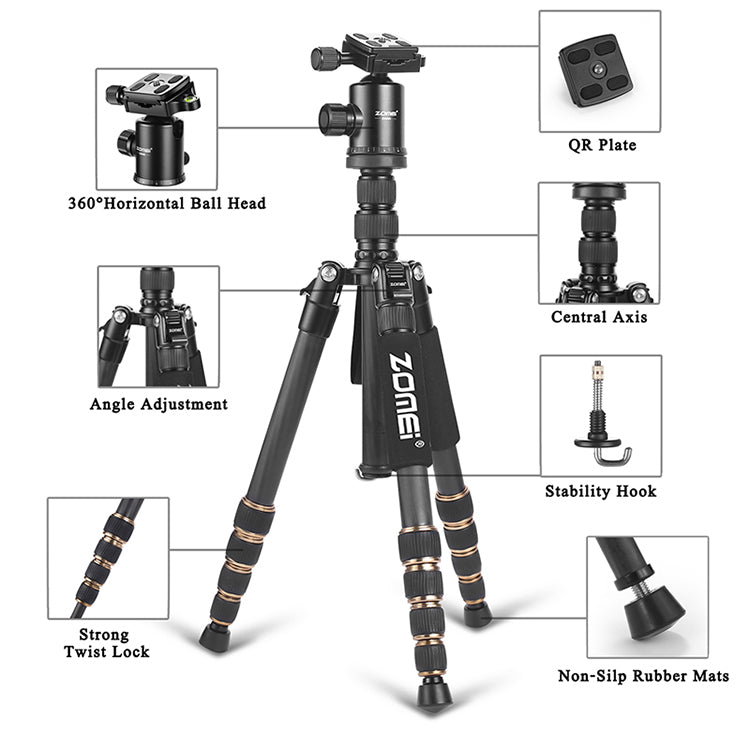 Zomei Z-669C Karbon Fiber Tripod