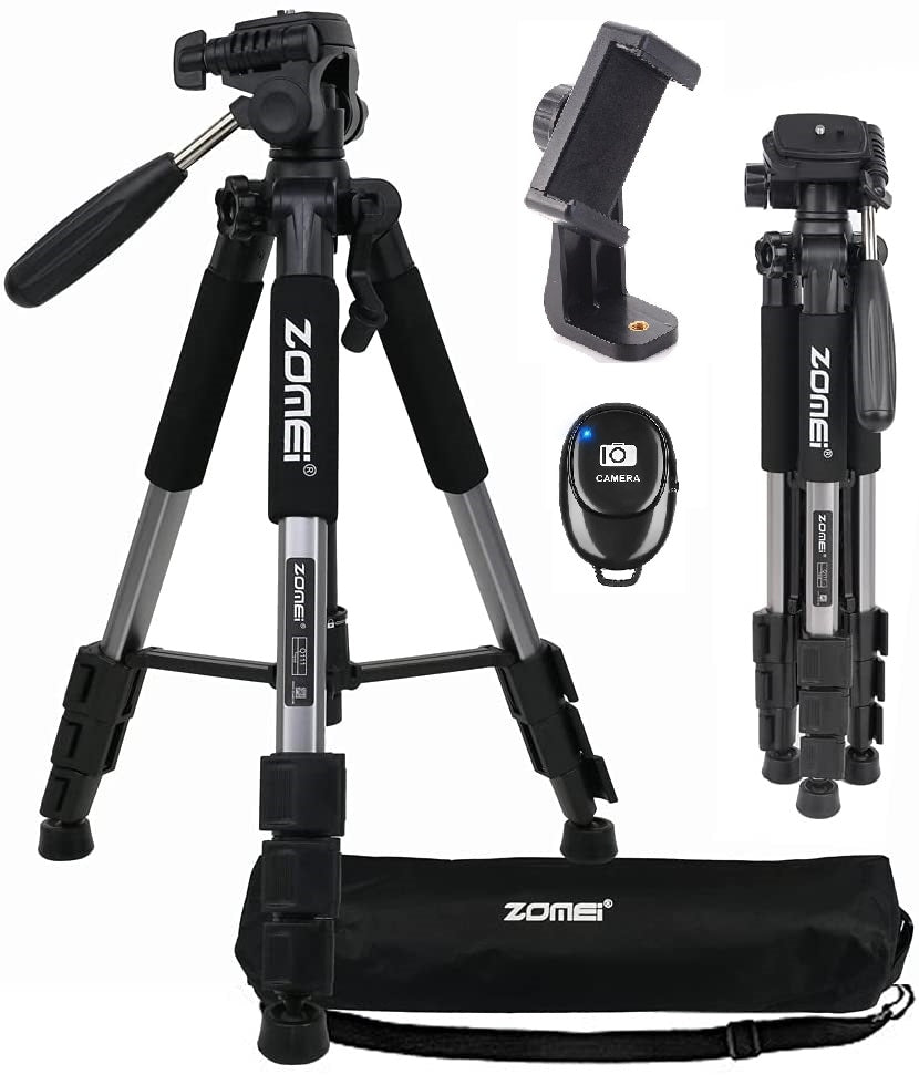 Zomei Q111 Alüminyum Kamera-Telefon Tripodu 5KG Taşıma Kapasiteli