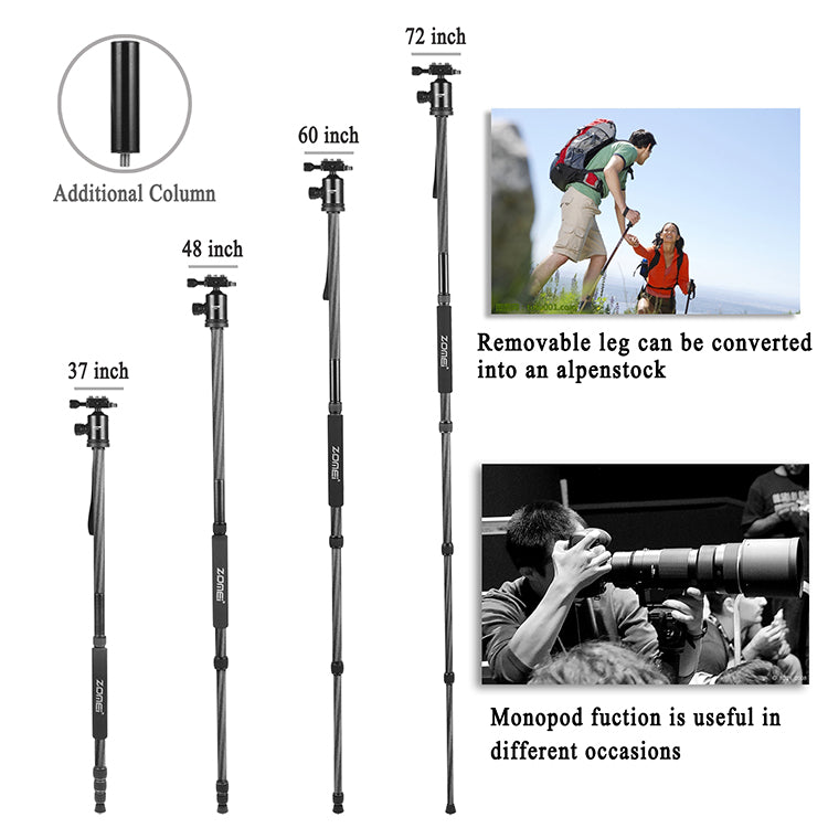 Zomei Z-818C Karbon Fiber Tripod