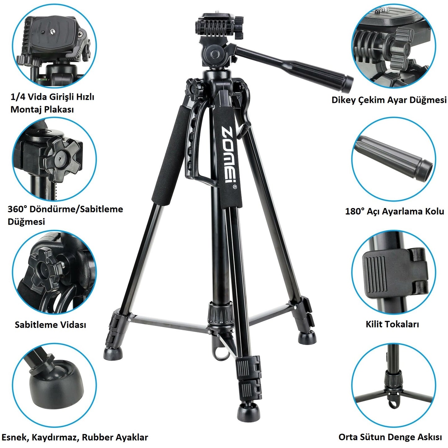 Zomei ZM-1200 Tripod