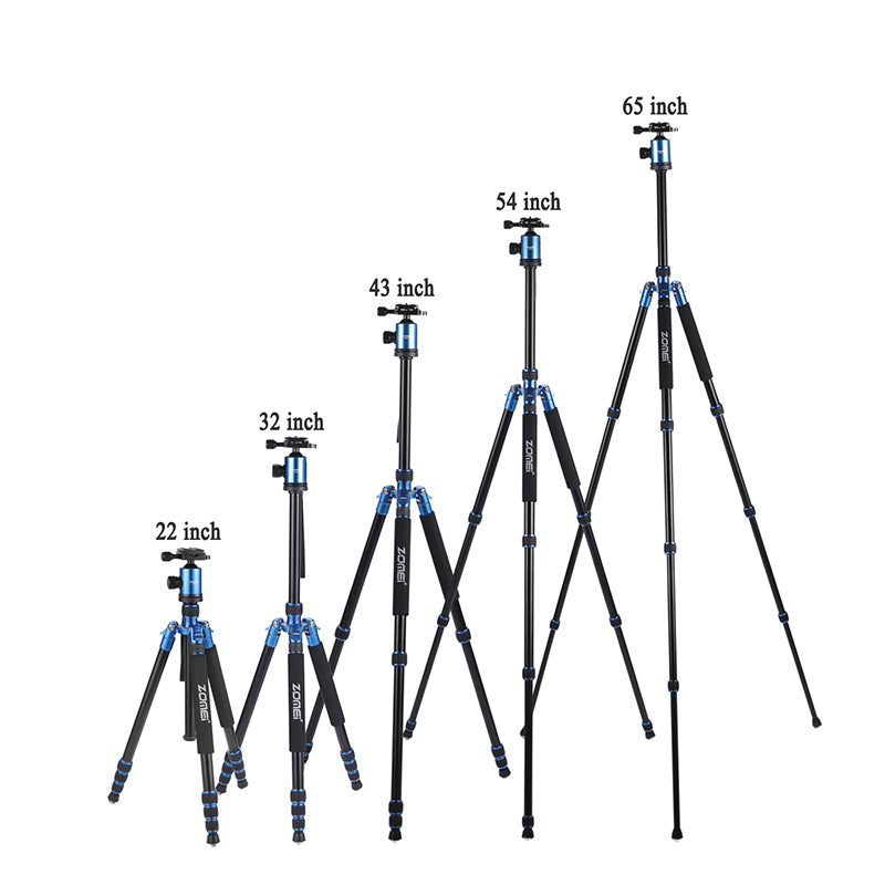 Z818 Magnezyum-Alüminyum Alaşımlı Tripod/Monopod- Telefon Tutucu-Çanta ve Bluetooth Kumanda İle