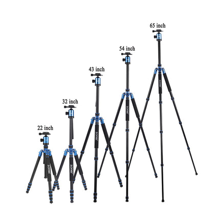 Z818 Magnezyum-Alüminyum Alaşımlı Tripod/Monopod- Telefon Tutucu-Çanta ve Bluetooth Kumanda İle