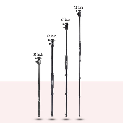 Z818 Magnezyum-Alüminyum Alaşımlı Tripod/Monopod- Telefon Tutucu-Çanta ve Bluetooth Kumanda İle