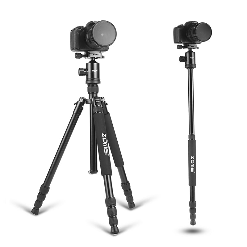 Z818 Magnezyum-Alüminyum Alaşımlı Tripod/Monopod- Telefon Tutucu-Çanta ve Bluetooth Kumanda İle