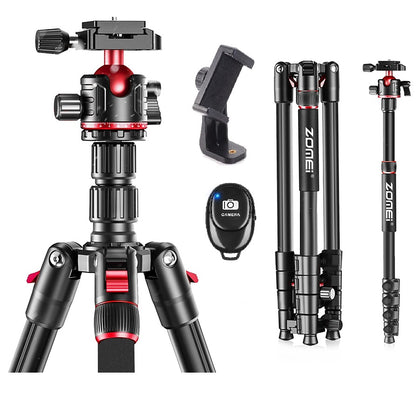 Zomei Q200 2'si Bir Arada Alüminyum Tripod-Monopod
