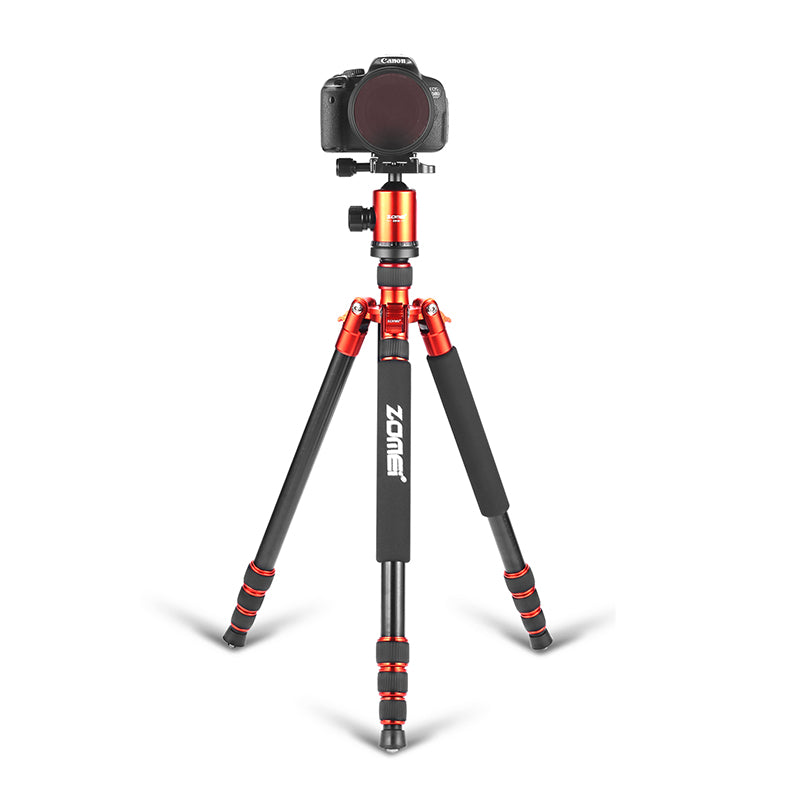 Z818 Magnezyum-Alüminyum Alaşımlı Tripod/Monopod- Telefon Tutucu-Çanta ve Bluetooth Kumanda İle