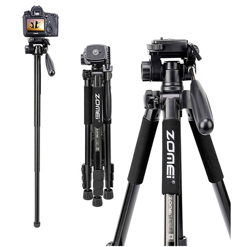 Zomei Q222 2'si Bir Arada Alüminyum Tripod-Monopod