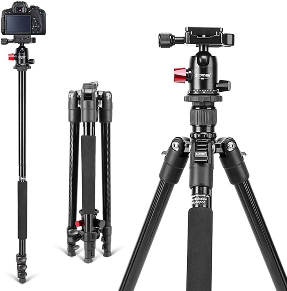 Zomei M6 Profesyonel Alüminyum Alaşım 161cm Çantalı DSLR Tripod