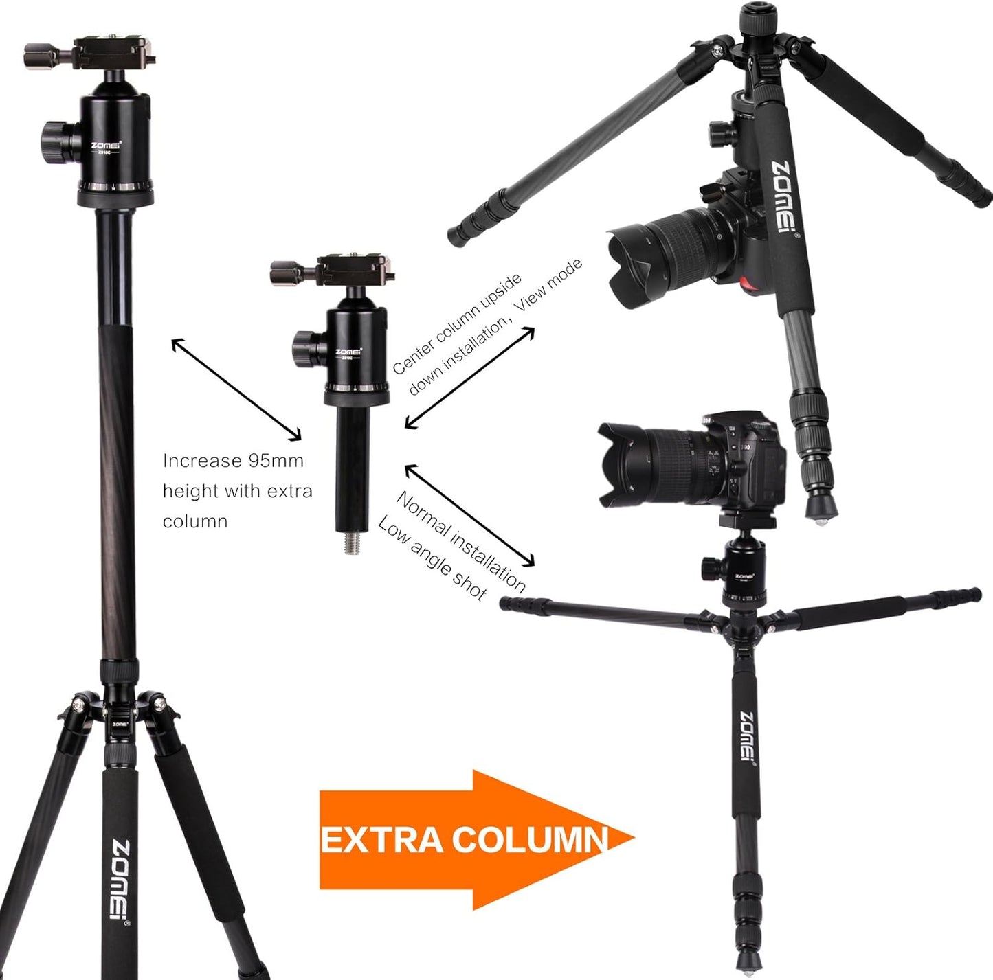 Zomei Z-818C Karbon Fiber Tripod
