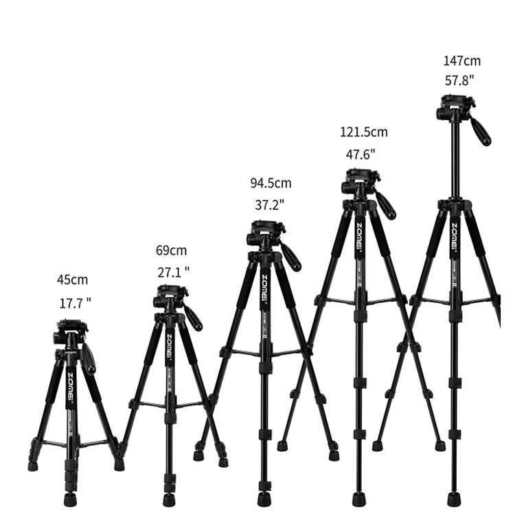 Zomei Q222 2'si Bir Arada Alüminyum Tripod-Monopod