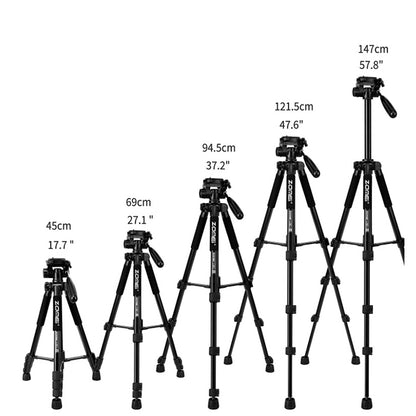 Zomei Q222 2'si Bir Arada Alüminyum Tripod-Monopod