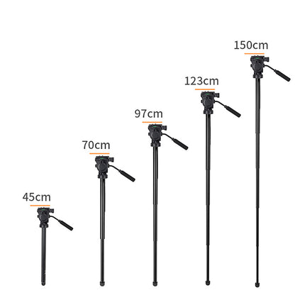 Q310 Alüminyum Alaşımlı Profesyonel Tripod&monpod-10 kg Taşıma Kapasitesi-Kumanda ve Telefon Tutucu