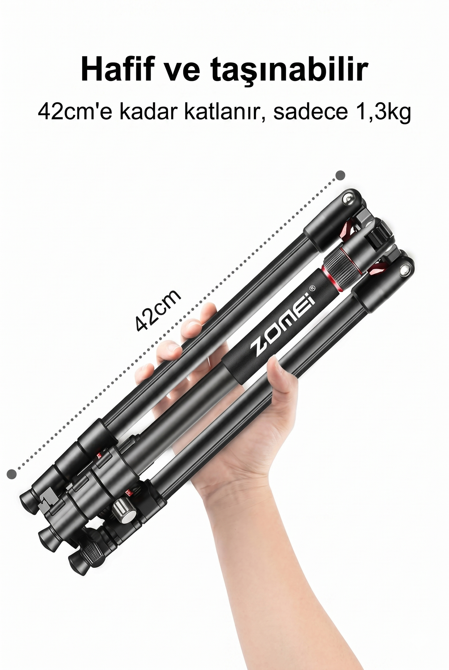 Zomei Q173 Alüminyum Kamera Tripodu