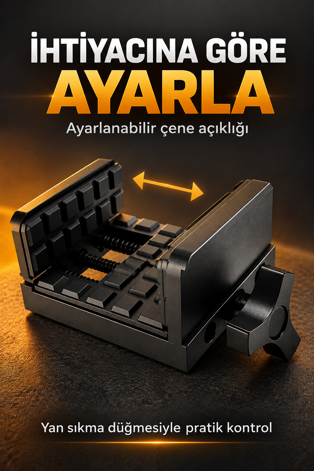 Tripodlar ile Uyumlu Av/Tüfek Bağlantı Aparatı