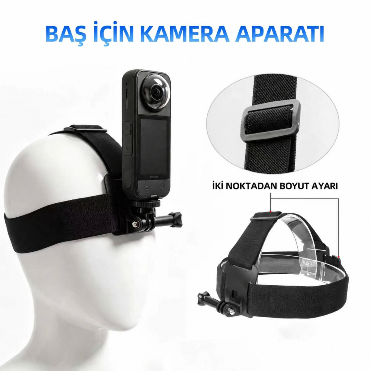 Zomei Tüm Aksiyon Kameraları ile Uyumlu Full Aksesuar Seti- 25 Farklı Ürün/Eksiksiz Set
