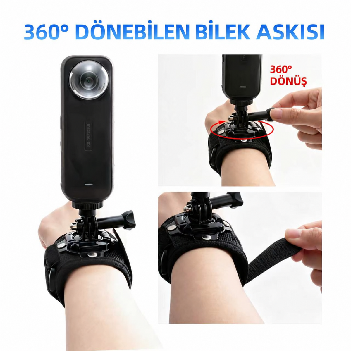 Zomei Tüm Aksiyon Kameraları ile Uyumlu Full Aksesuar Seti- 25 Farklı Ürün/Eksiksiz Set