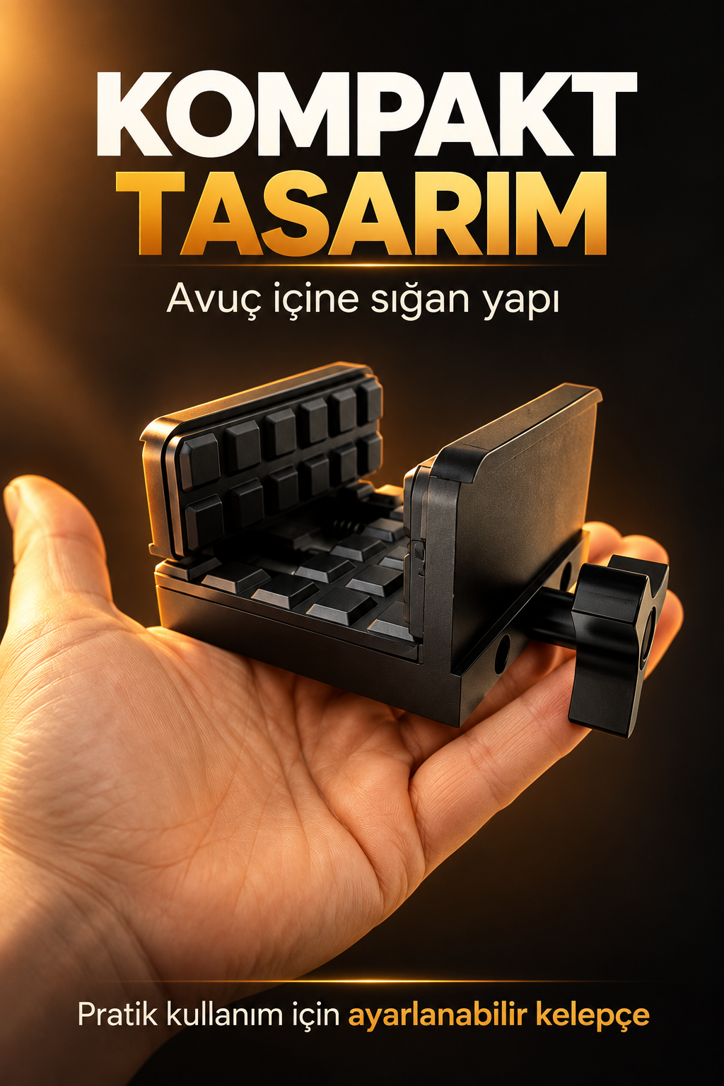 Tripodlar ile Uyumlu Av/Tüfek Bağlantı Aparatı
