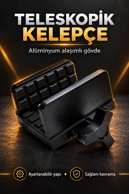 Tripodlar ile Uyumlu Av/Tüfek Bağlantı Aparatı