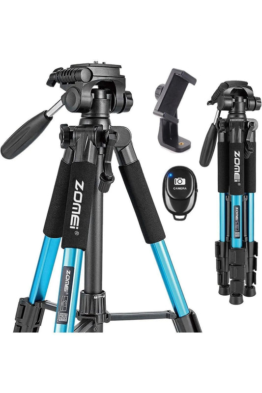 Zomei Q111 Alüminyum Kamera-Telefon Tripodu 5KG Taşıma Kapasiteli