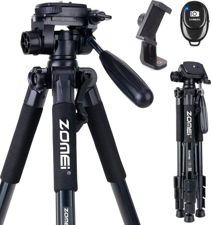 Zomei Q111 Alüminyum Kamera-Telefon Tripodu 5KG Taşıma Kapasiteli